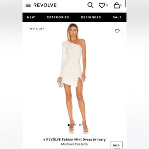 Michael Costello x Revolve dress